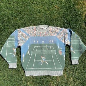 Tennis knit sweater